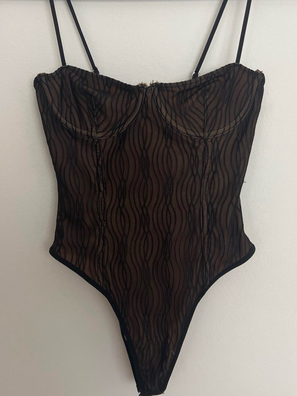 white fox bodysuit